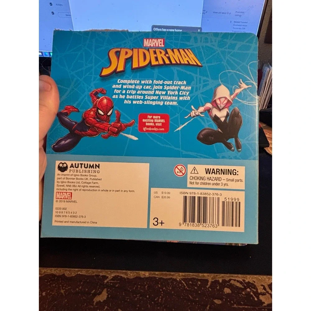 Marvel Spider Man Story Wind Up Toy And Play Track